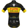 Cykeltrøje 2022 Lotto-Kern Haus Gul Sort
